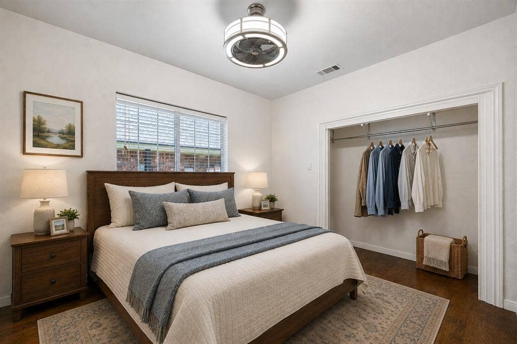 5905 Indian Hills Drive, Garland, TX 75044 Bedroom - Virtually Satged