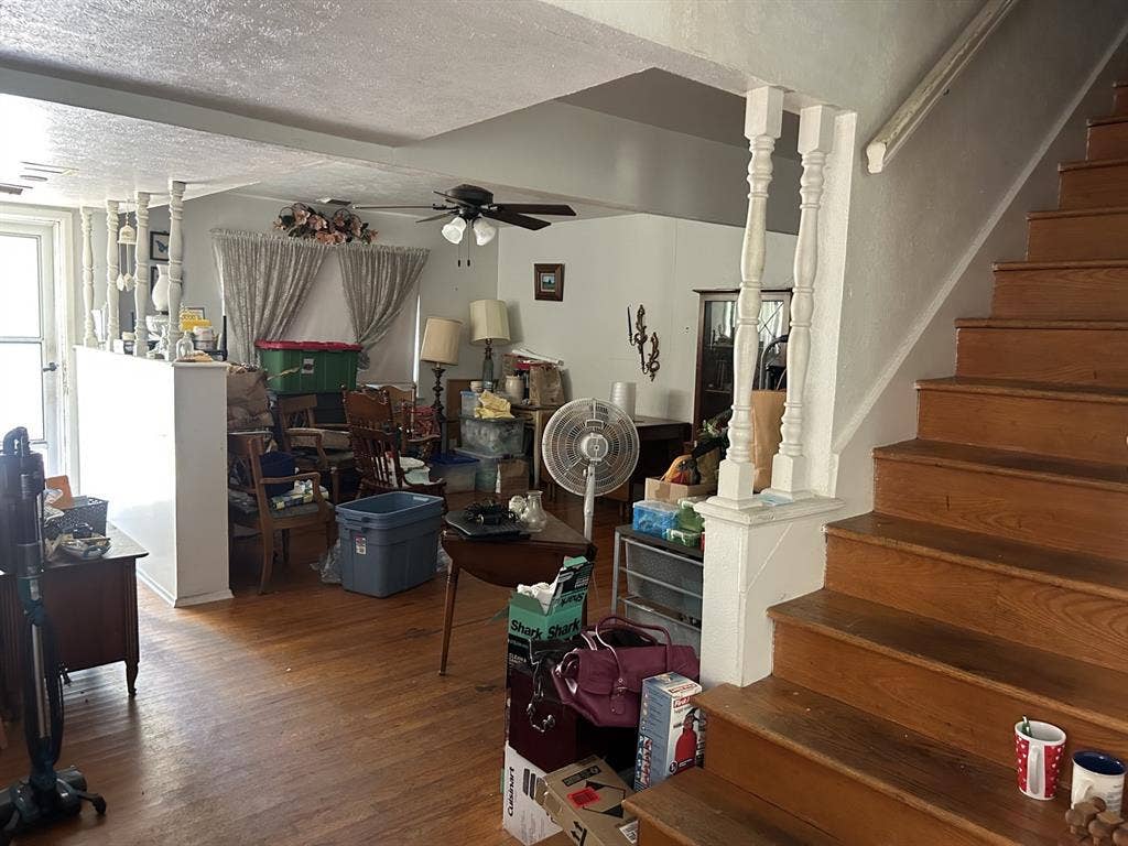 2202 Candleberry Drive, Mesquite, TX 75149 Living room and stairs