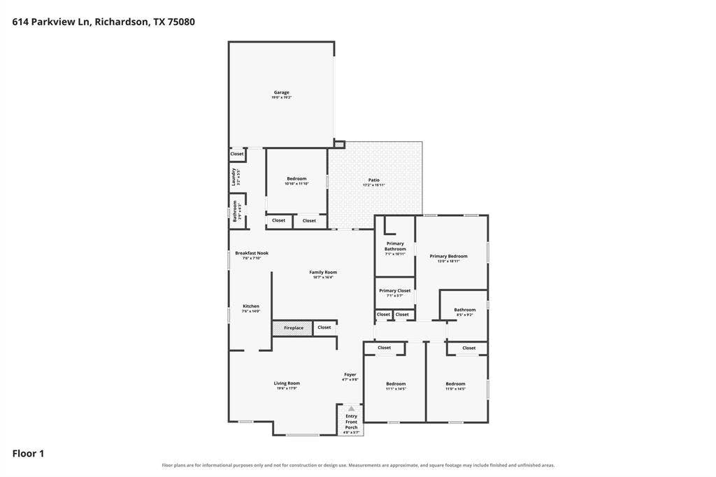 614 Parkview Lane, Richardson, TX 75080 614 Parkview Lane, Richardson, TX 75080