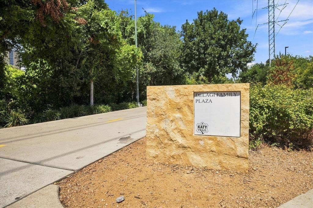 4011 Cole Avenue, #111, Dallas, TX 75204 Approximately a 5-minute walk to the Katy Trail.