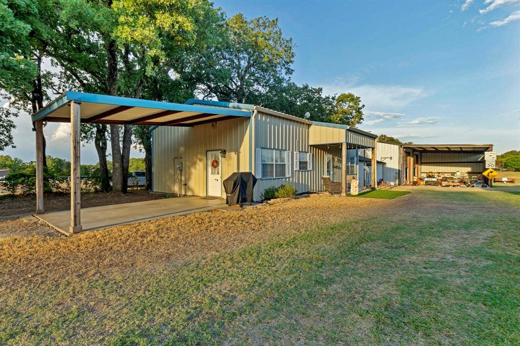 6155 Stephenson Levy Road, Fort Worth, TX 76140 Guest house has covered parking and separate driveway from the main home.