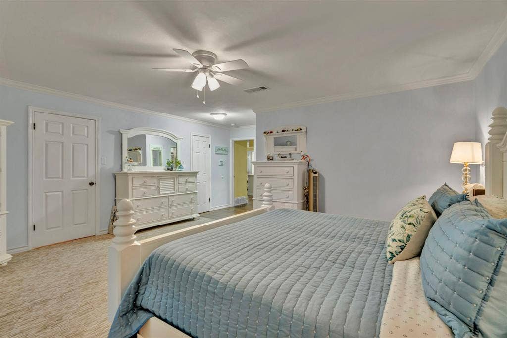 6155 Stephenson Levy Road, Fort Worth, TX 76140 Primary bedroom is separate from the secondary bedrooms