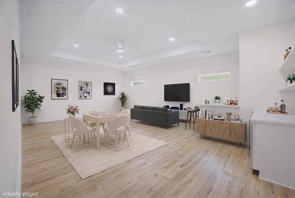 2nd Floor Game Room/Media Room Virtually Staged
