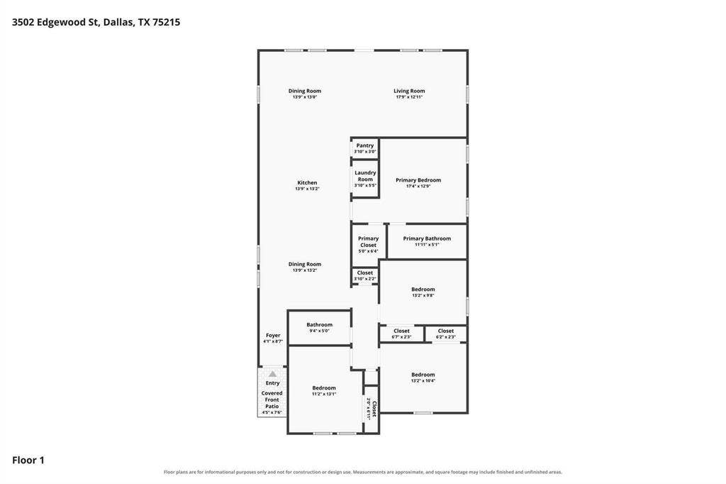 3502 Edgewood Street, Dallas, TX 75215 3502 Edgewood Street, Dallas, TX 75215
