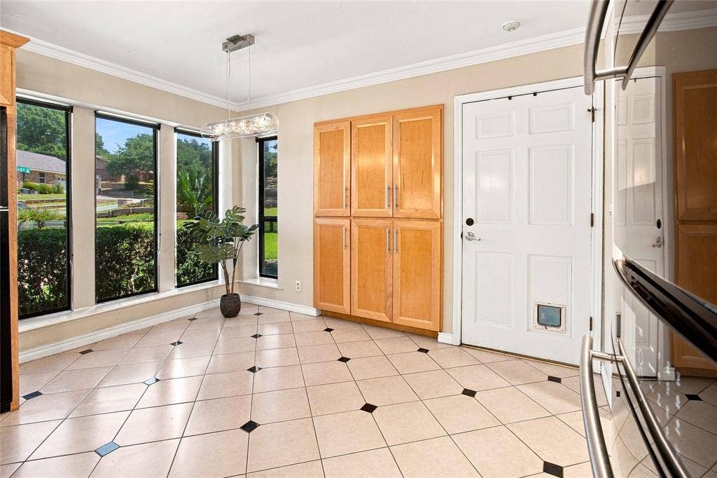 1417 Sun Valley Drive, Garland, TX 75043 Dining area just off kitchen with large windows for natural light