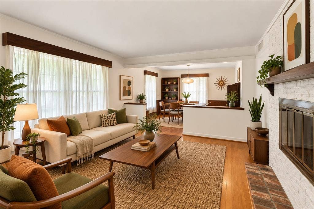Front Living RoomVirtually Staged to Show The Potential