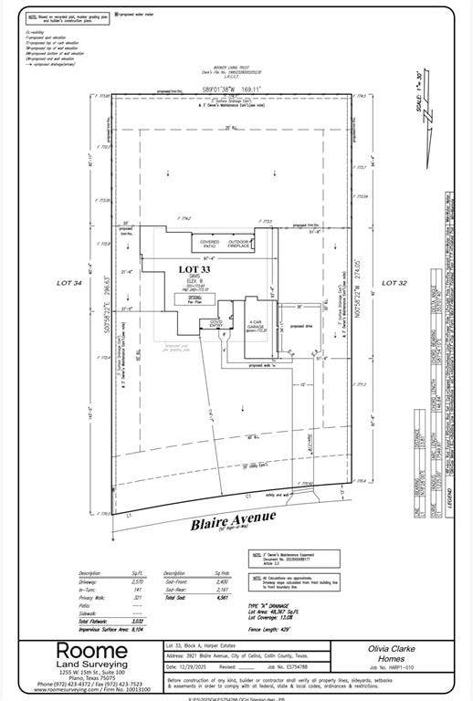 Plot plan
