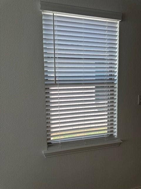 109 North Sky Drive, Celina, TX 75009 Window with horizontal blinds and white trim