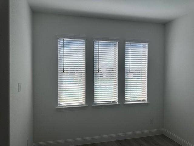 109 North Sky Drive, Celina, TX 75009 Three windows with horizontal blinds and white trim