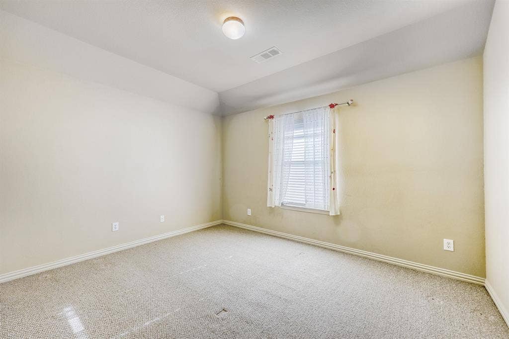 1012 Surrey Drive, DeSoto, TX 75115 Recessed ceiling detail and window with blinds
