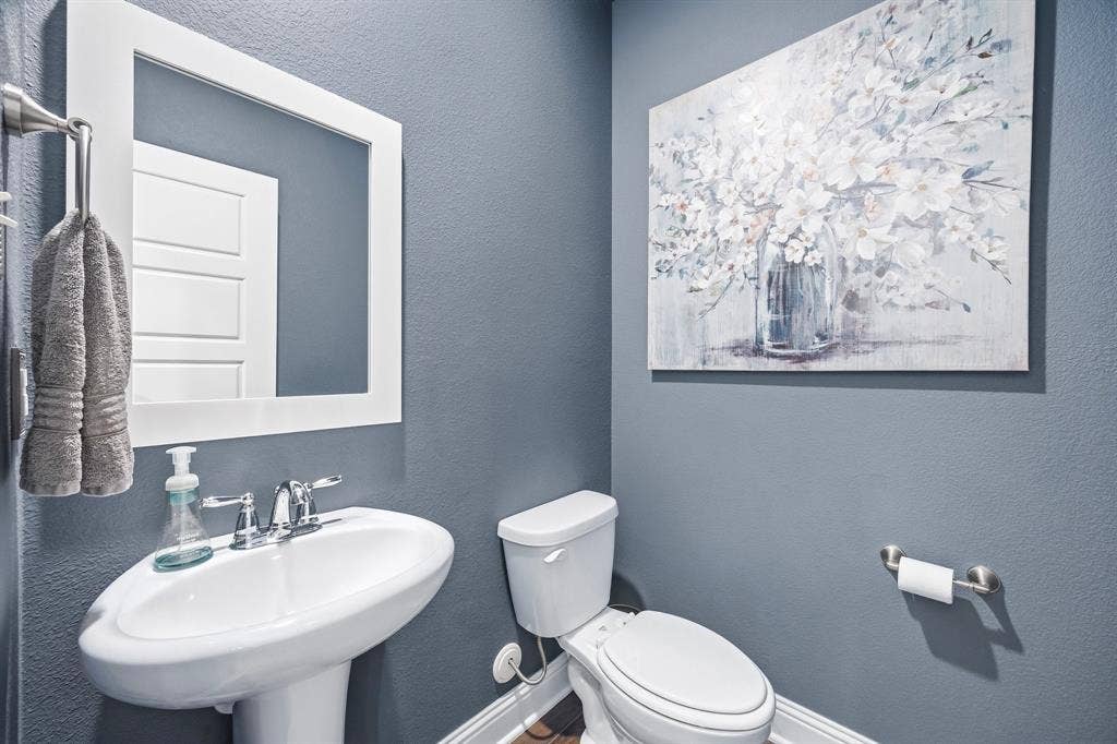244 Jefferson Lane, Fate, TX 75189 Powder bath on first floor