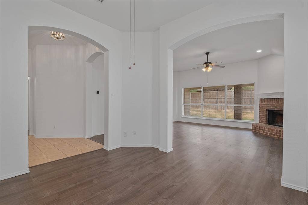 2809 Hollow Ridge Drive, Denton, TX 76210 The large dining room could be utilized as a study.