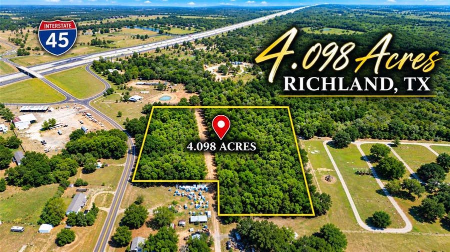 Property photo for 4.098 Acres Main St, Richland, TX