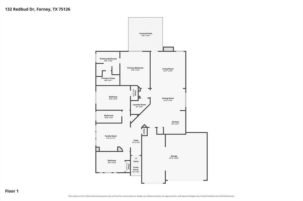 132 Redbud Drive, Forney, TX 75126 132 Redbud Drive, Forney, TX 75126
