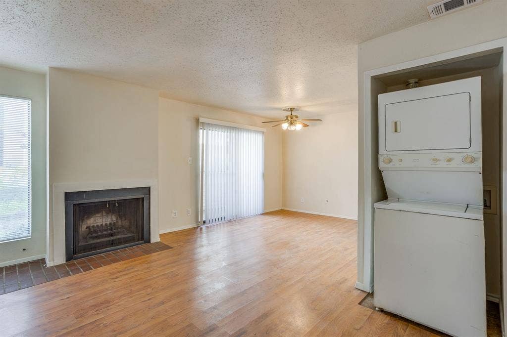 7431 Holly Hill, #101, Dallas, TX 75231 Fireplace, in unit w/d