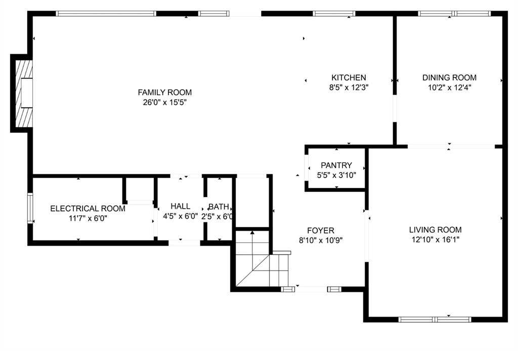 6833 Lyndale Drive, Watauga, TX 76148 View of floor plan / room layout