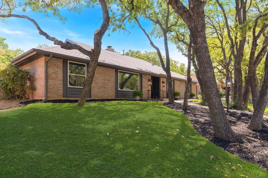 2844 Hurstview Drive, Hurst, TX 76054 New windows, fresh exterior paint and new sod.