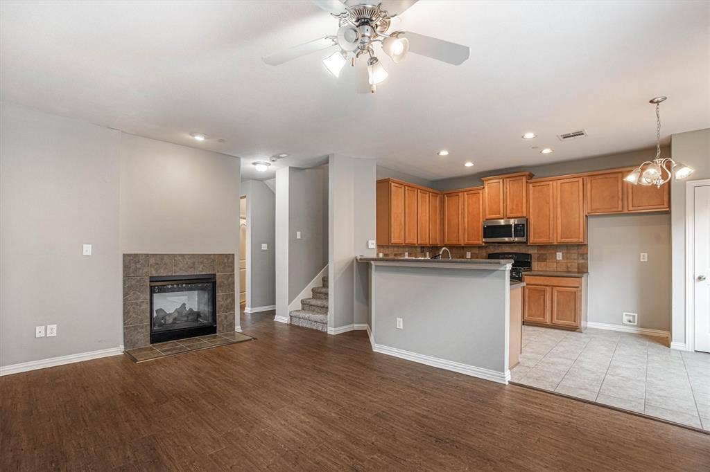 1441 Fox Run Drive, Irving, TX 75063 Abundant counter space, stainless steel appliances, and granite countertops.