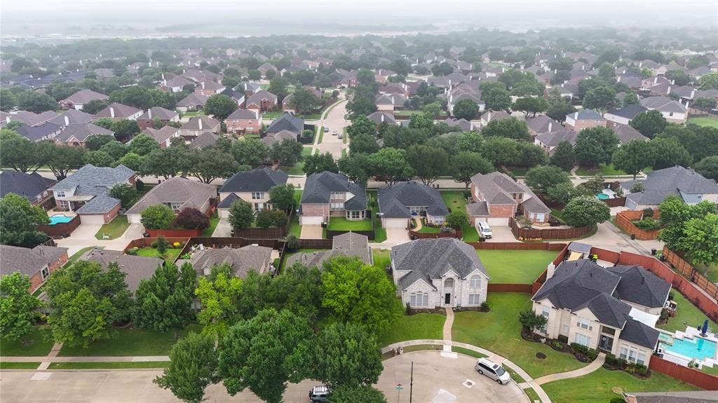 3305 Estacado Lane, Plano, TX 75025 Expansive residential neighborhood with mature trees, established homes, and private swimming pools