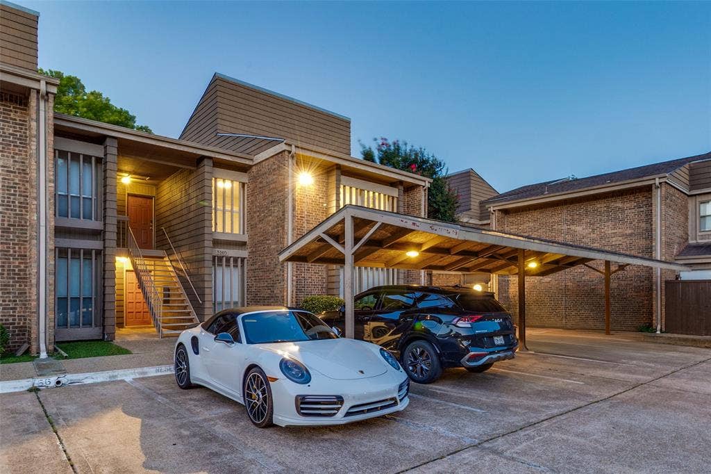 5140 Amesbury Drive, #212, Dallas, TX 75206 Reserved parking in front of condo