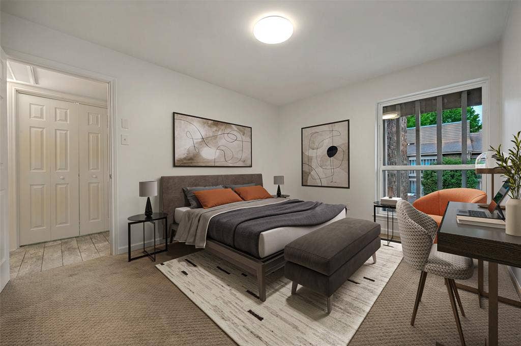 5140 Amesbury Drive, #212, Dallas, TX 75206 2nd Bedroom at The Arrangement Condos