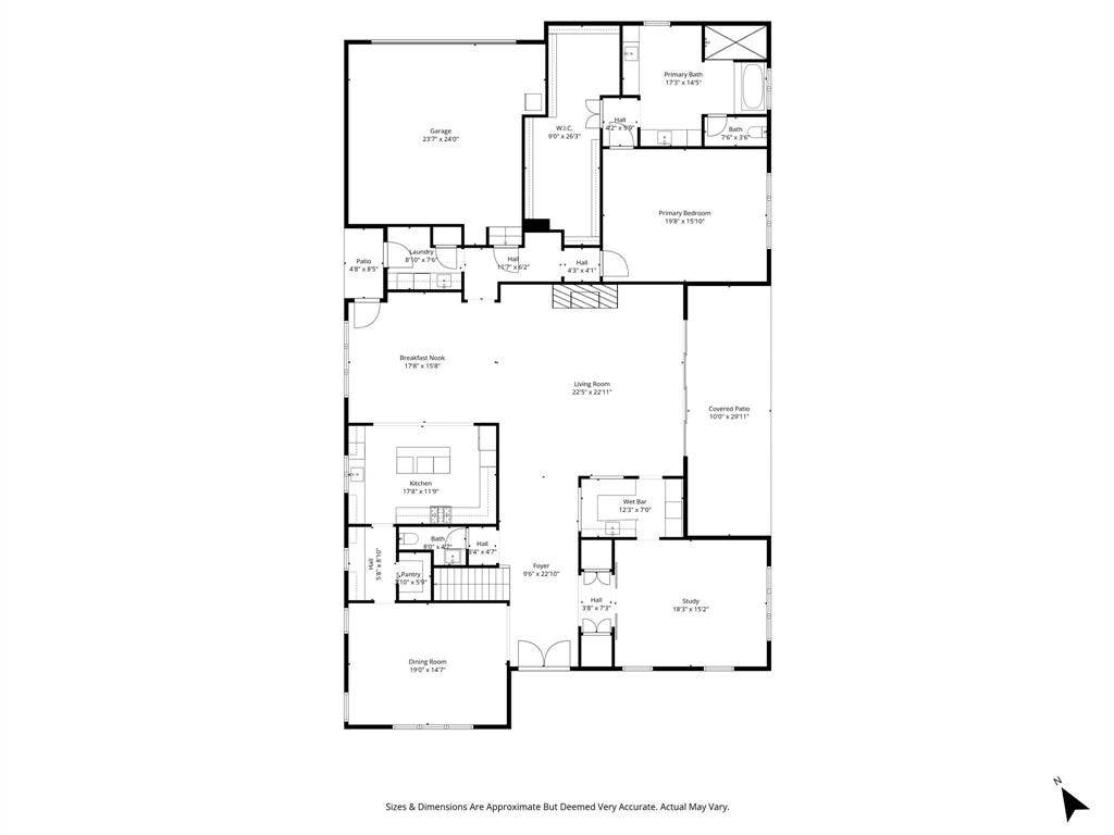 3420 Hanover Street, University Park, TX 75225 Floor plan