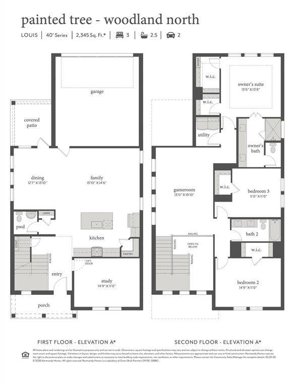3601 Shepherd Way, McKinney, TX 75071 Light, bright and spacious, our Louis floor plan offers outstanding entertaining space throughout the home!
