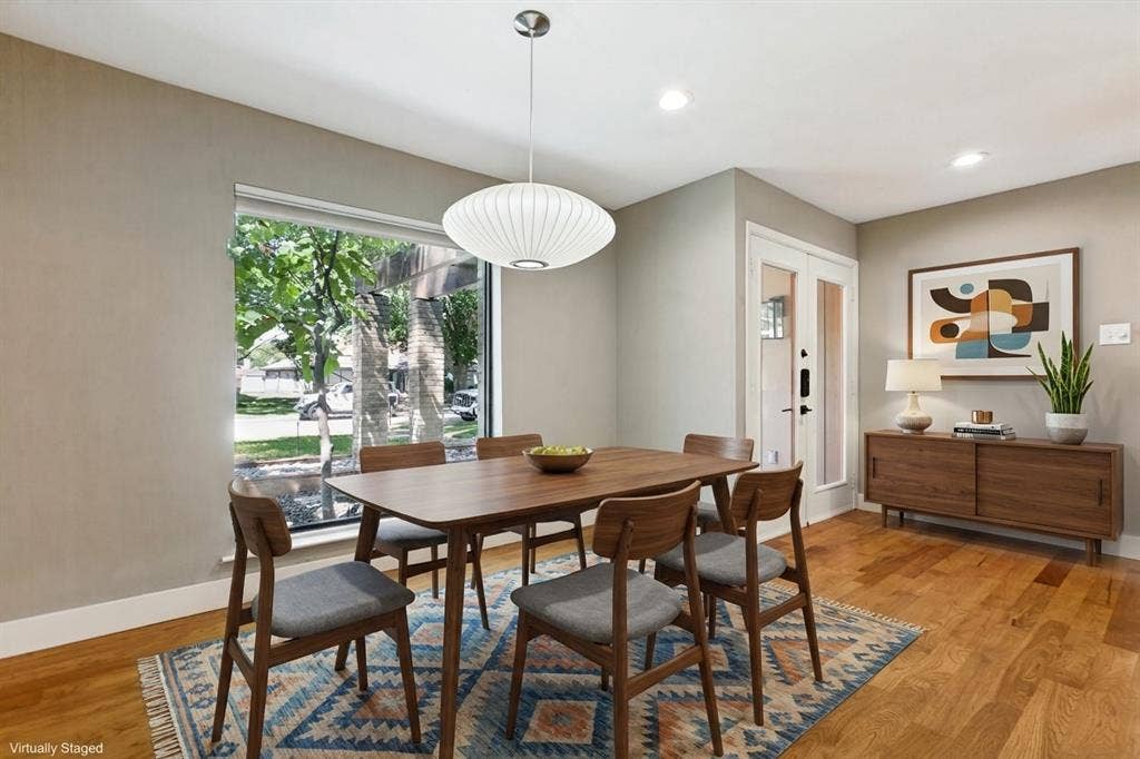 2937 Forest Hills Lane, Richardson, TX 75080 Hardwood flooring, recessed lighting, and a large window providing ample natural light