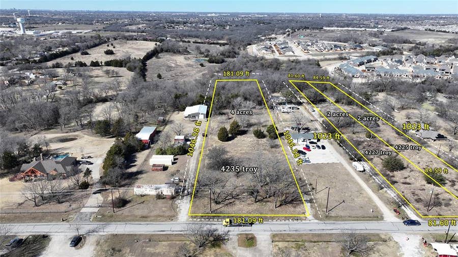 Property photo for 4235 Troy Road, Wylie, TX