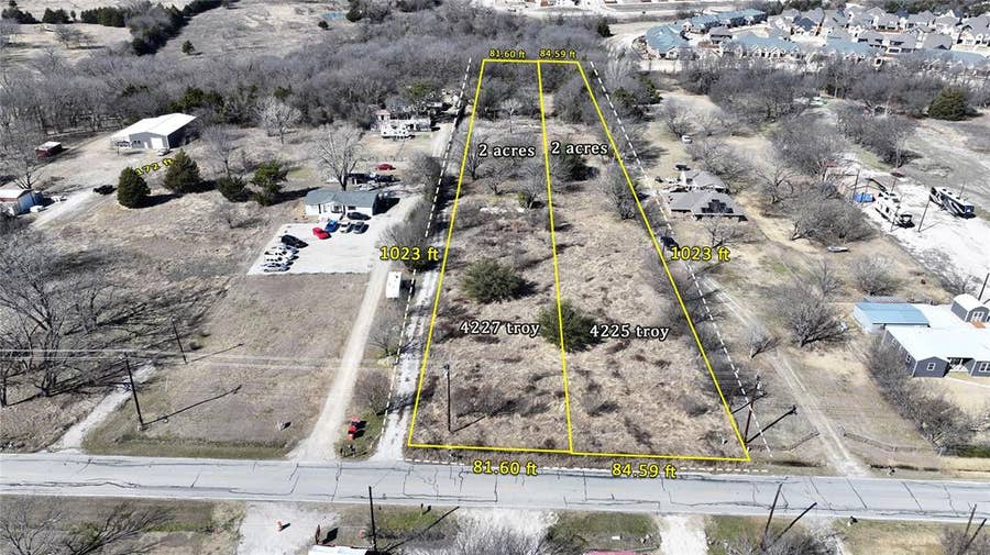 Property photo for 4225 Troy Road, Wylie, TX