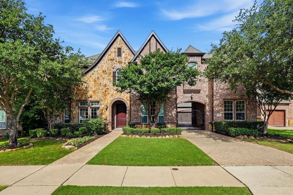 420 Silverado Trail, Keller, TX 76248 Stone and brick exterior with pitched gable roofs
