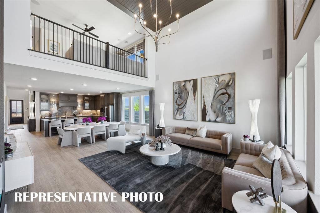 1801 Vetiver Glow Drive, Celina, TX 75009 Featuring the game room open to the family room, our Sophie plan offers multi-level entertainment zones! REPRESENTATIVE PHOTO