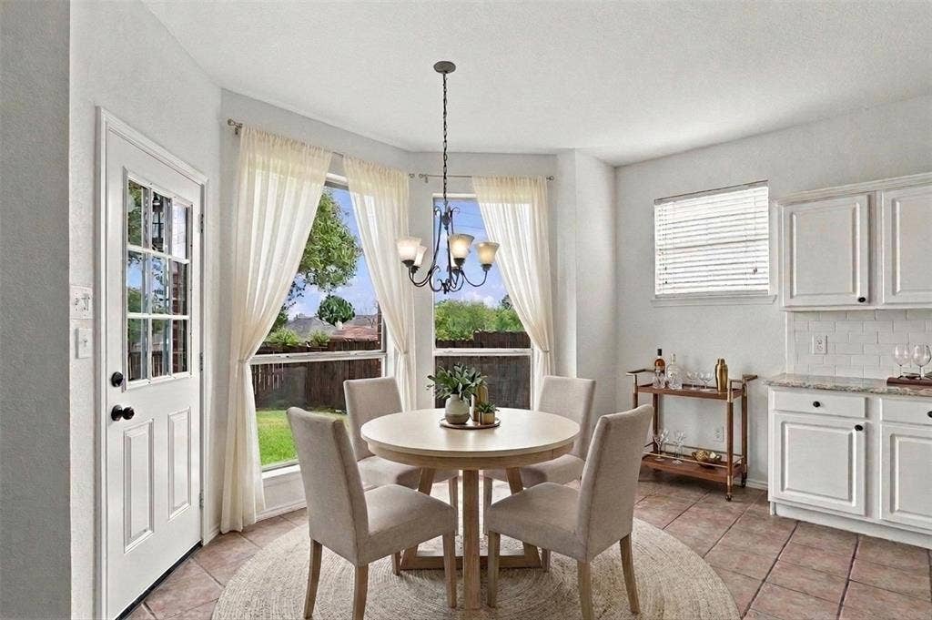 Virtually Staged Breakfast Area