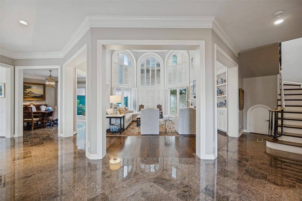 View from entrance foyer
