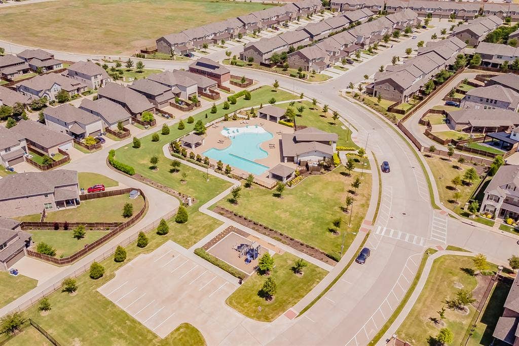 8229 Plumbago Way, Dallas, TX 75252 Ariel View of the Amenity Center