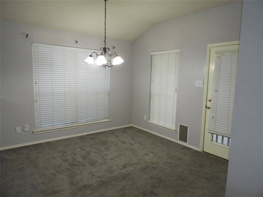 Eating Area with door to backyard.