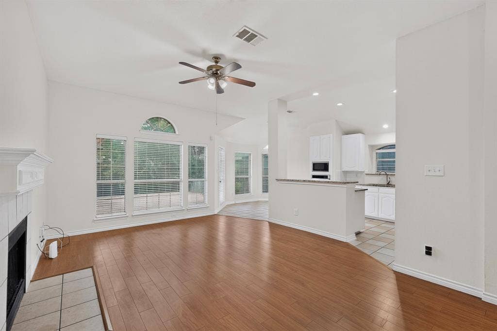 8108 Case Drive, Plano, TX 75025 Wood-finish flooring throughout the main area