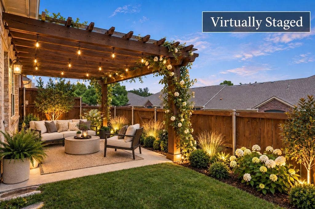 2821 Fordham Road, Plano, TX 75025 AI created Virtual image of what this back yard could be - Imagine this!