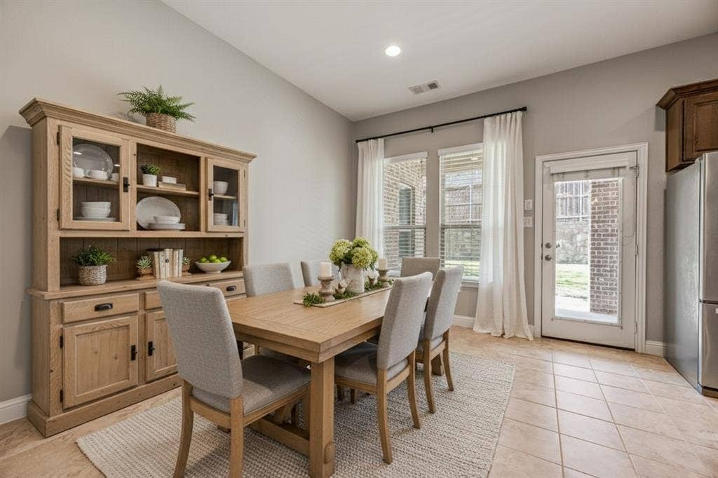 7421 San Jacinto Trail, McKinney, TX 75071 Dining room has been virtually staged to showcase potential décor and layout options.