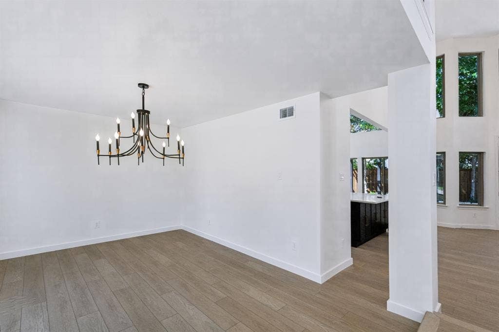 6029 Buffridge Trail, Dallas, TX 75252 Separate dining room has direct access to kitchen