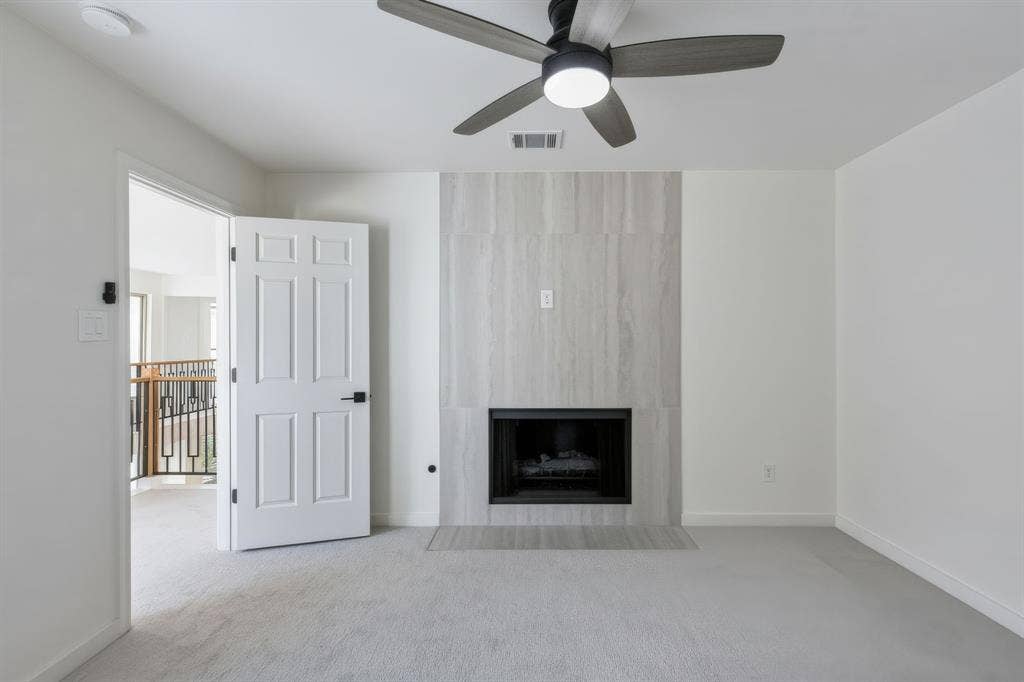 6029 Buffridge Trail, Dallas, TX 75252 Room above Primary bedroom with private staircase. Can be nursery, office, library...