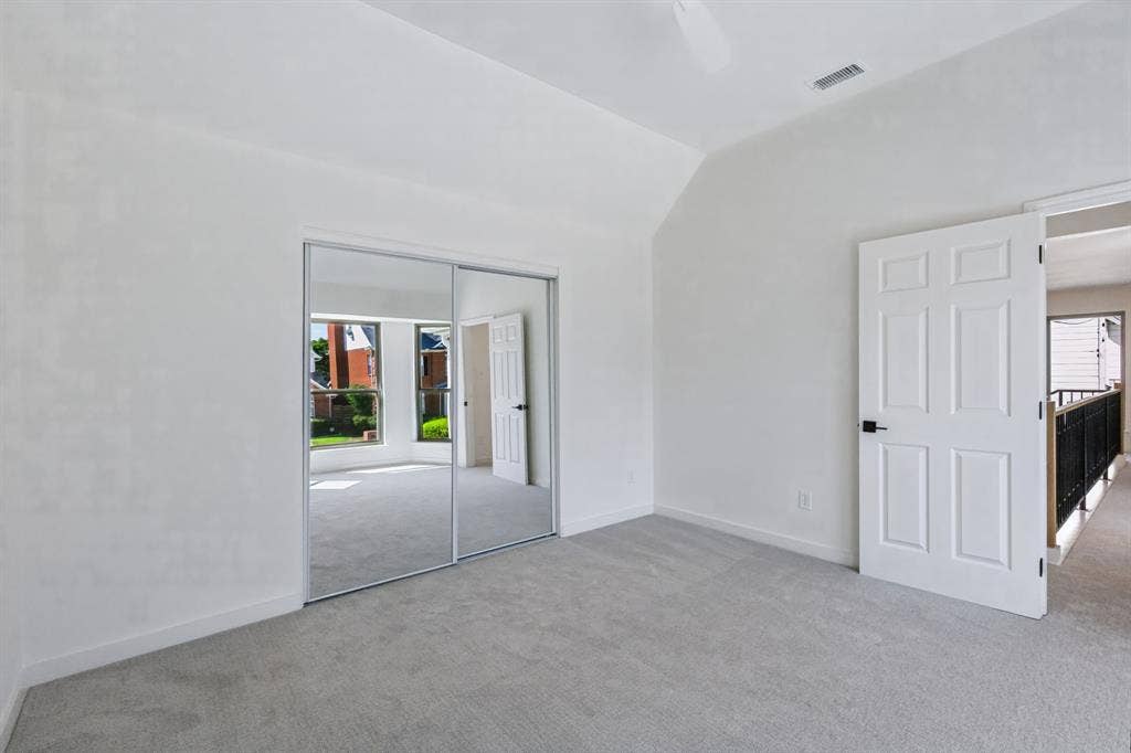 6029 Buffridge Trail, Dallas, TX 75252 Bed 5 has mirrored closet doors