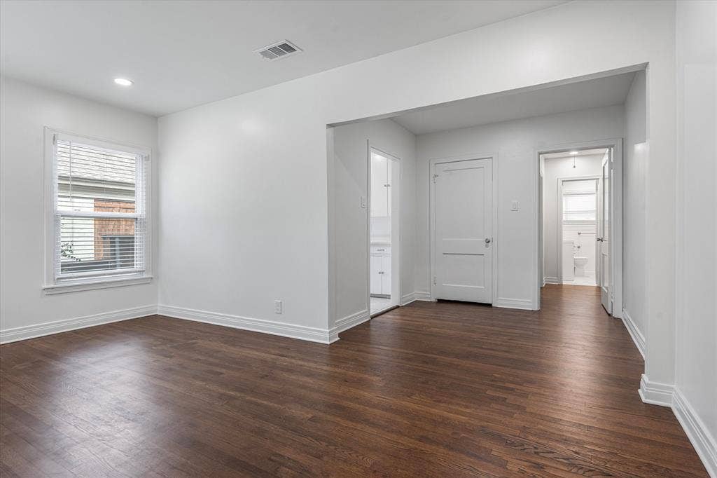 6206 Winton Street, Dallas, TX 75214 Leading From The Living Room Down The Hall By The Kitchen To The Bedroom.