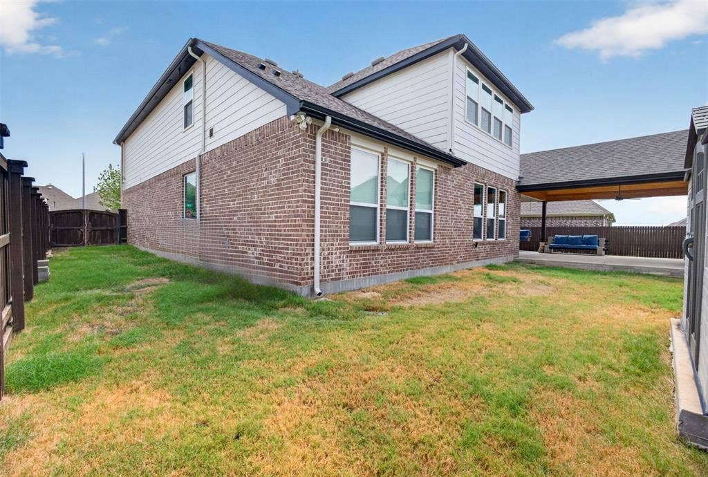 8125 Charford Drive, Fort Worth, TX 76131 BACK ELEVATION