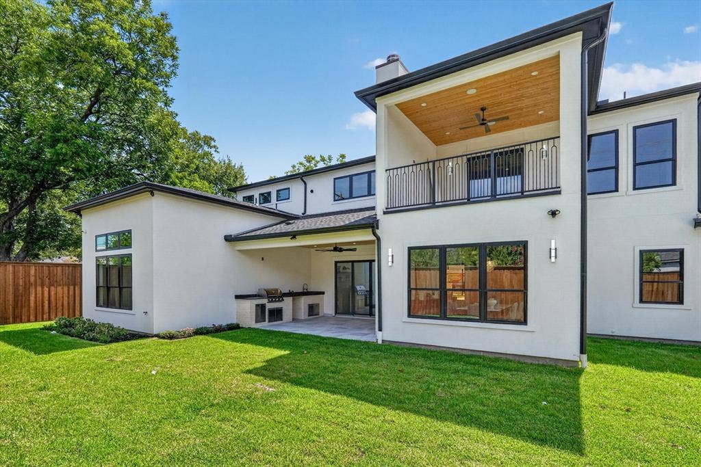 6429 Royal Lane, Dallas, TX 75230 Rear Elevation