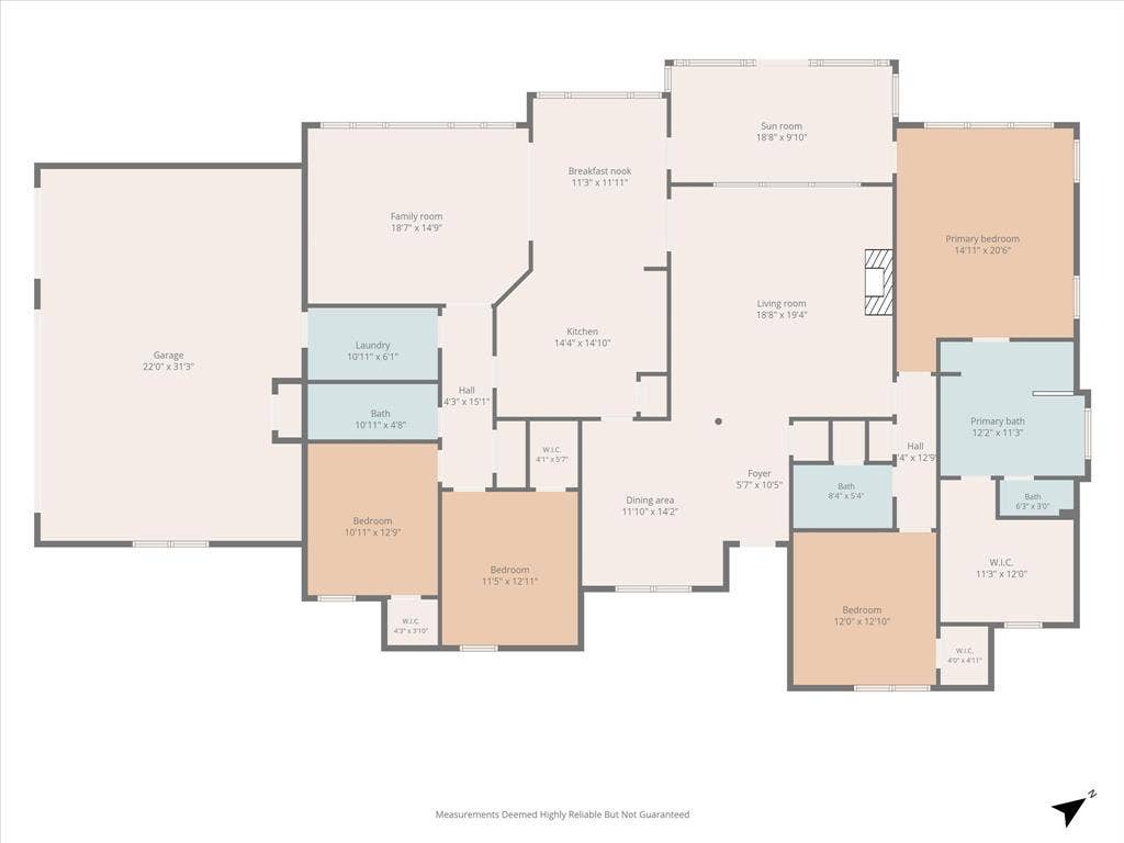 9604 Champions Drive, Granbury, TX 76049 Floor Plan