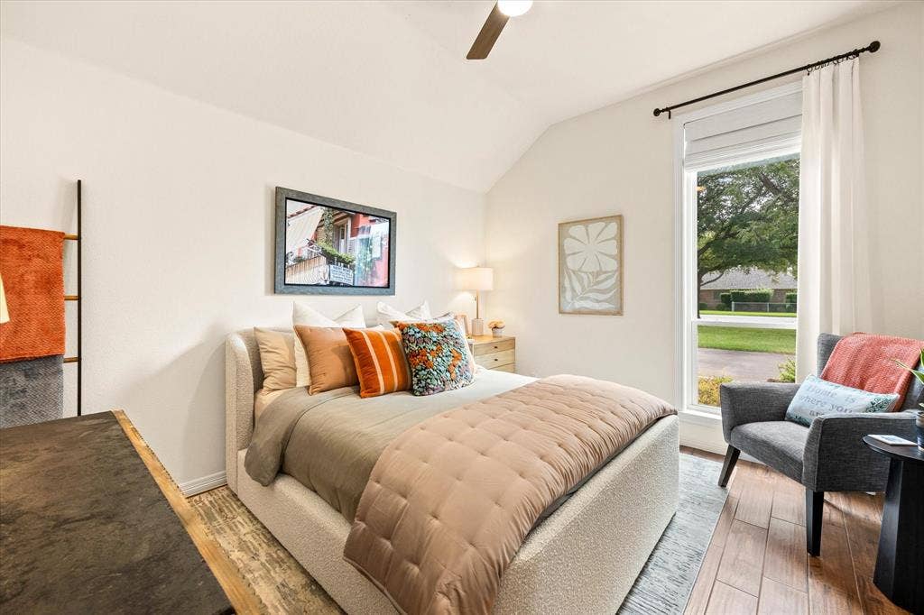 9604 Champions Drive, Granbury, TX 76049 Secondary Bedroom with Elevated Ceiling and Walk-In Closet with Built-Ins