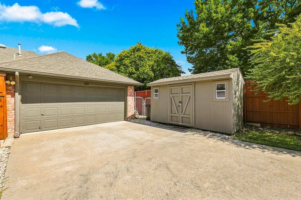 287 Tealwood Drive, Coppell, TX 75019 Good Size Driveway & Large Storage Shed