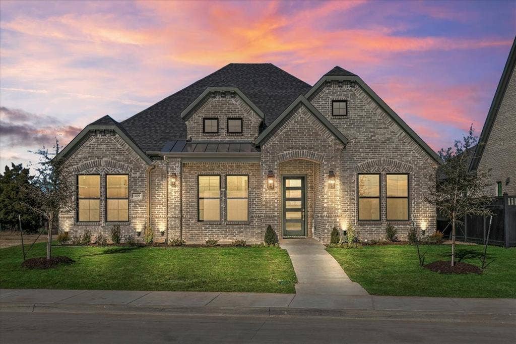 GORGEOUS virtual twilight view of 1409 Ethan Circle
