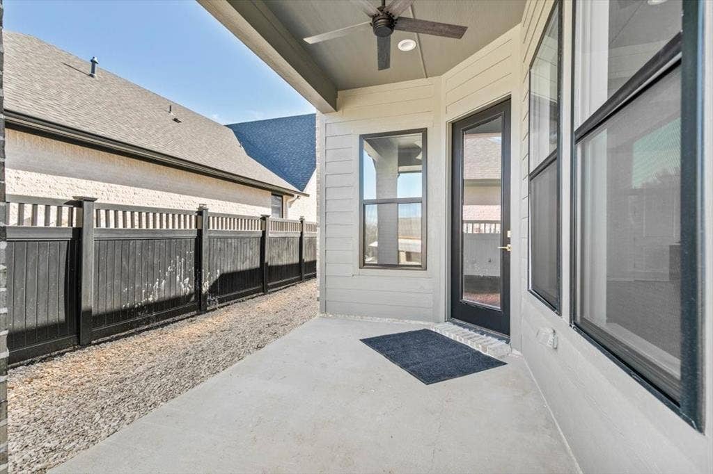 Rear porch